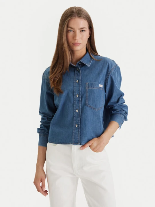 Zdjęcie produktu Calvin Klein Jeans Koszula jeansowa New Dad LV047F790G Niebieski Regular Fit