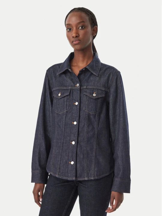 Zdjęcie produktu Calvin Klein Jeans Koszula jeansowa Trucker LV047H777G Granatowy Slim Fit