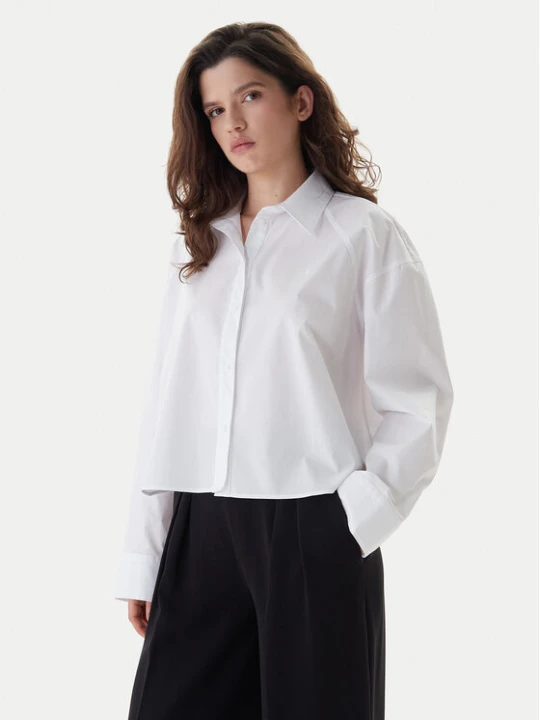 Zdjęcie produktu Calvin Klein Jeans Koszula LV047C141G Biały Boxy Fit