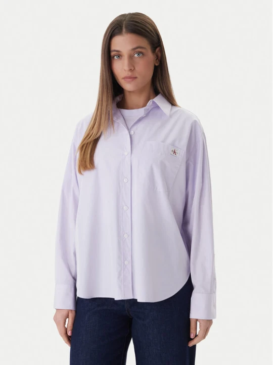 Zdjęcie produktu Calvin Klein Jeans Koszula LV047F147G Różowy Relaxed Fit