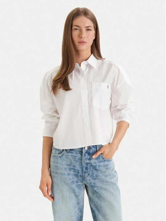 Zdjęcie produktu Calvin Klein Jeans Koszula LV047F148G Biały Relaxed Fit
