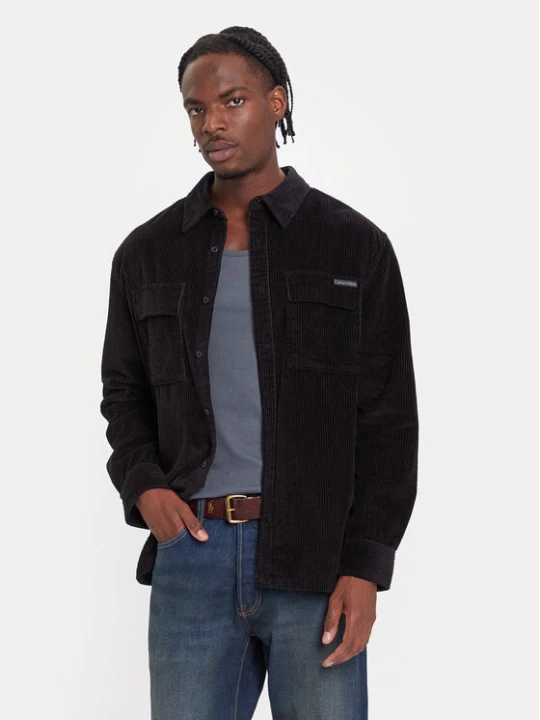 Zdjęcie produktu Calvin Klein Jeans Koszula LV04RD106G Czarny Relaxed Fit