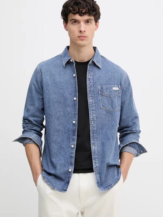 Zdjęcie produktu Calvin Klein Jeans koszula męska jeansowa niebieski