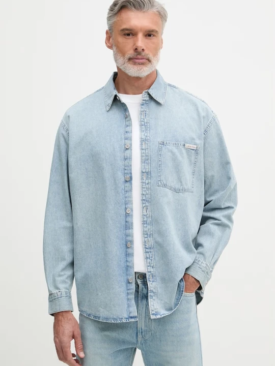 Zdjęcie produktu Calvin Klein Jeans koszula męska jeansowa niebieski