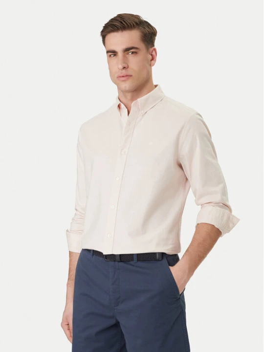 Zdjęcie produktu Calvin Klein Jeans Koszula Oxford Classic LV140EM125 Pomarańczowy Regular Fit
