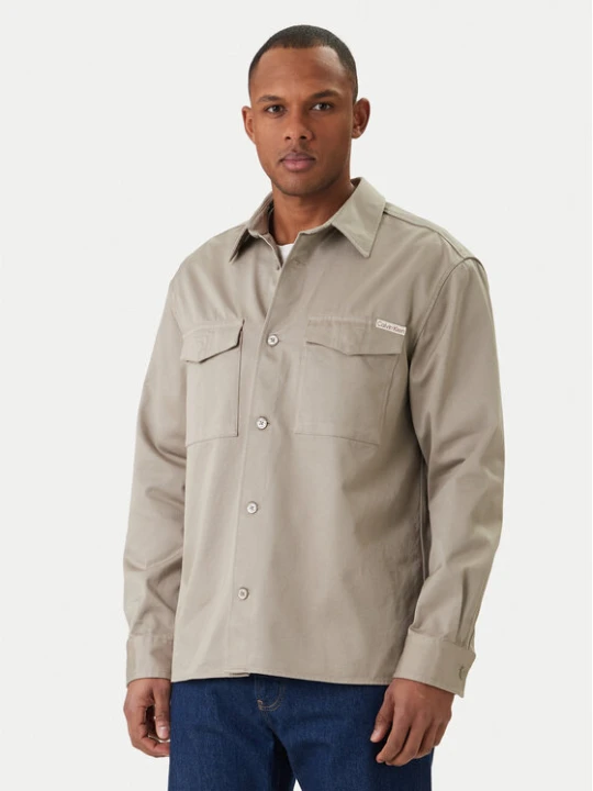 Zdjęcie produktu Calvin Klein Jeans Koszula Utility LV04RF408G Beżowy Relaxed Fit