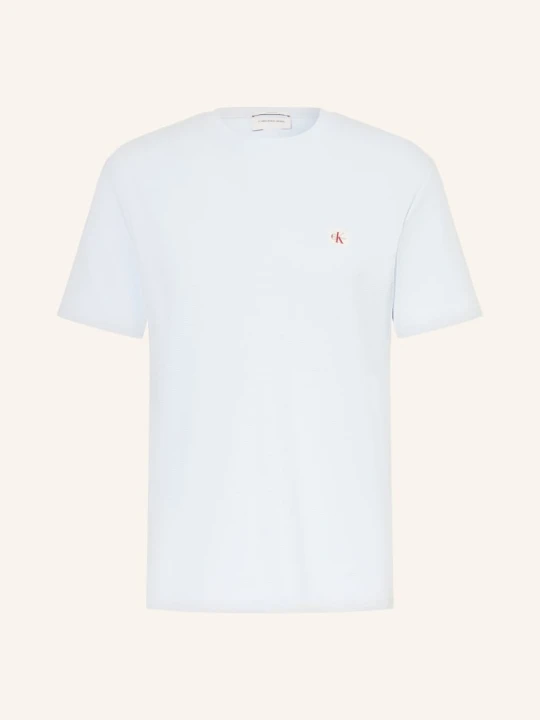 Zdjęcie produktu Calvin Klein Jeans Koszulka beige JASNONIEBIESKI
