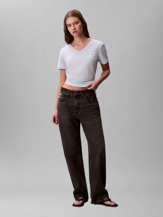 Zdjęcie produktu Calvin Klein Jeans Koszulka - 2-pak Kobiety Bawełna czarny | niebieski