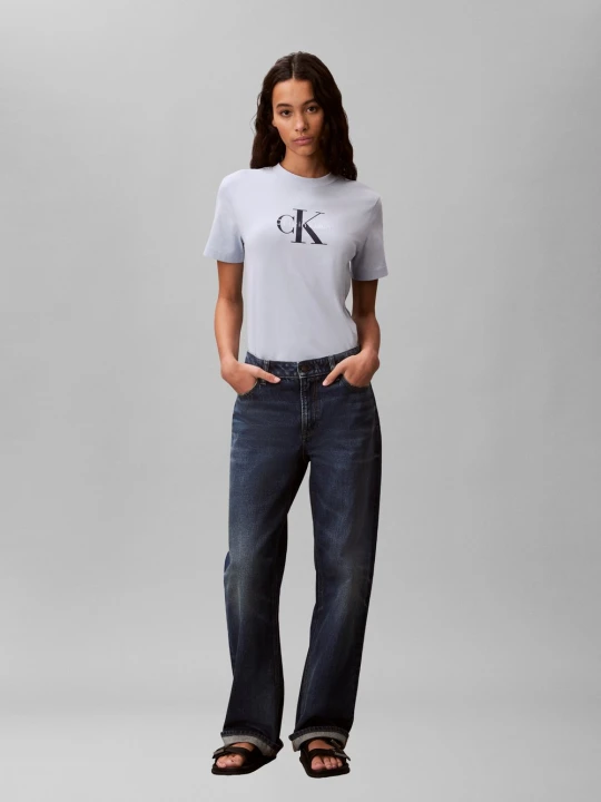 Zdjęcie produktu Calvin Klein Jeans Koszulka Kobiety Bawełna niebieski