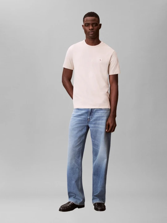 Zdjęcie produktu Calvin Klein Jeans Koszulka Mężczyźni Bawełna beżowy