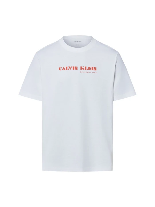 Zdjęcie produktu Calvin Klein Jeans Koszulka Mężczyźni Bawełna biały | wielokolorowy