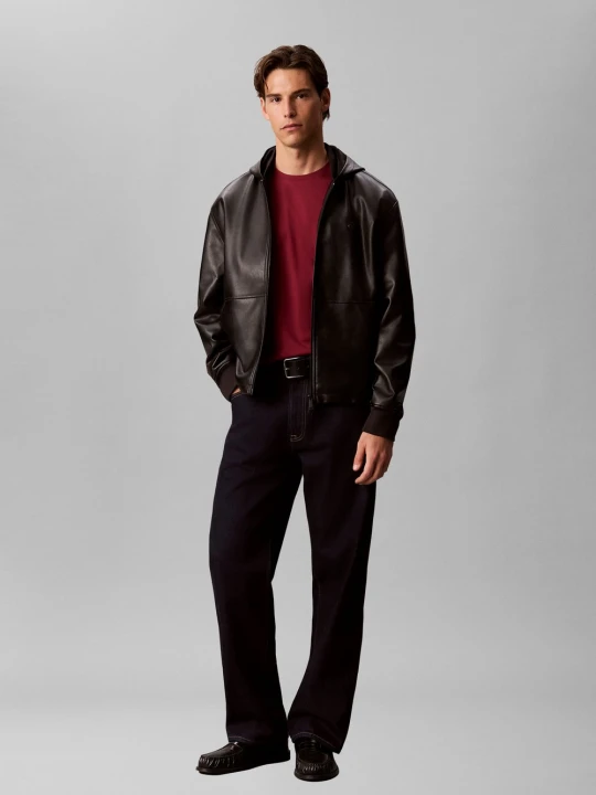 Zdjęcie produktu Calvin Klein Jeans koszulka Mężczyźni Bawełna (100%) czerwony