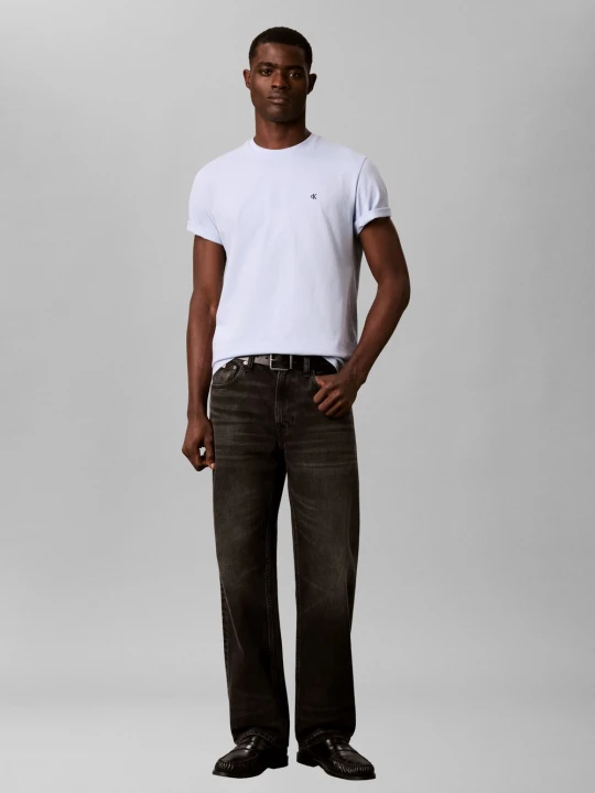 Zdjęcie produktu Calvin Klein Jeans koszulka Mężczyźni Bawełna niebieski