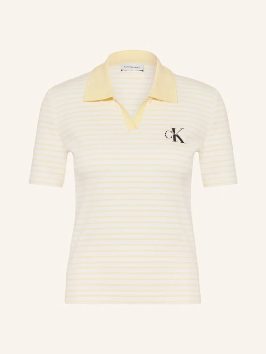 Zdjęcie produktu Calvin Klein Jeans Koszulka Polo Z Dżerseju gelb