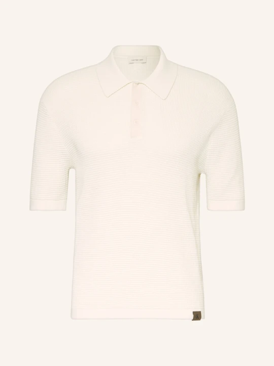 Zdjęcie produktu Calvin Klein Jeans Koszulka Polo Z Dzianiny beige ECRU