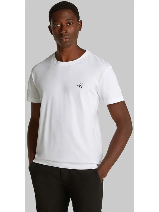 Zdjęcie produktu CALVIN KLEIN JEANS Koszulka w kolorze białym rozmiar: L