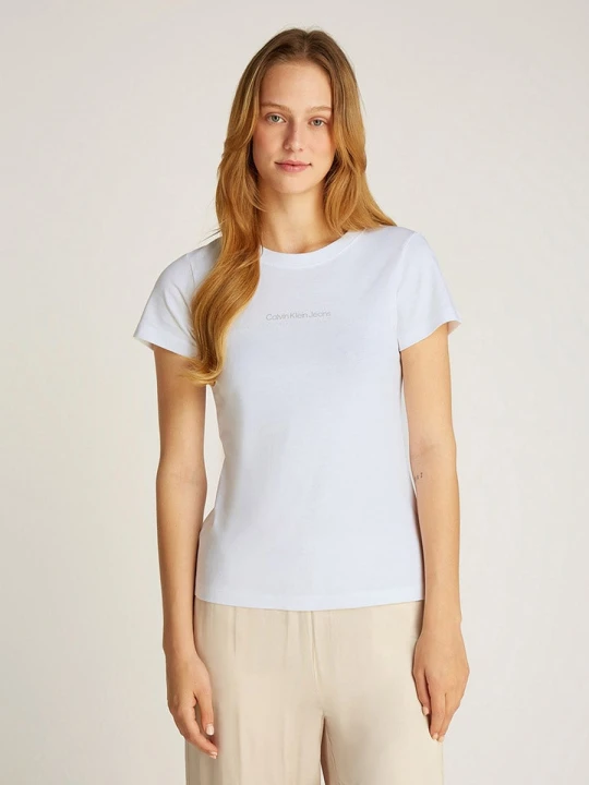 Zdjęcie produktu CALVIN KLEIN JEANS Koszulka w kolorze białym rozmiar: L