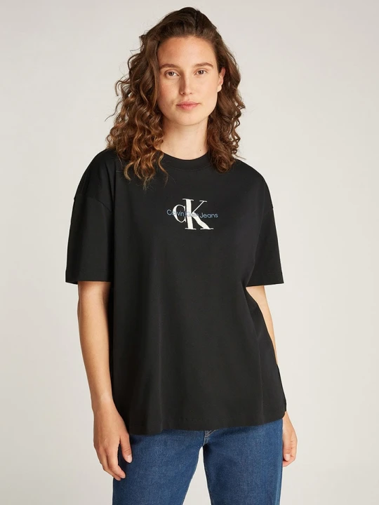 Zdjęcie produktu CALVIN KLEIN JEANS Koszulka w kolorze czarnym rozmiar: M