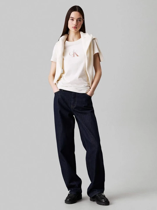 Zdjęcie produktu CALVIN KLEIN JEANS Koszulka w kolorze kremowym rozmiar: XL