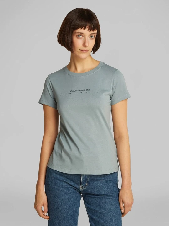 Zdjęcie produktu CALVIN KLEIN JEANS Koszulka w kolorze niebieskoszarym rozmiar: 3XL