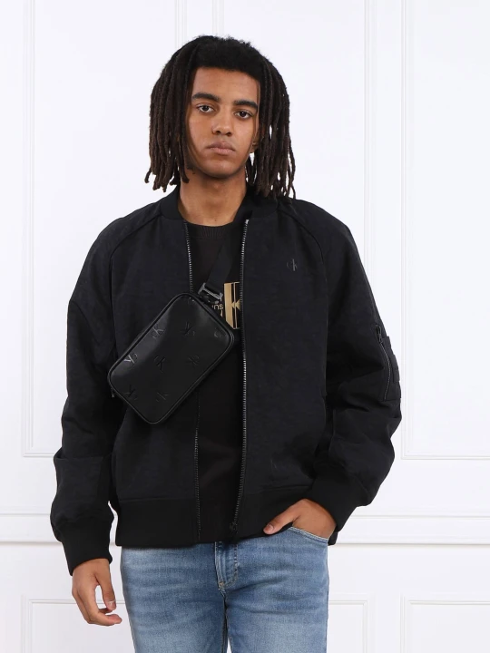 Zdjęcie produktu Calvin Klein Jeans Kurtka bomber EXPOSED ZIP | Oversize fit czarny