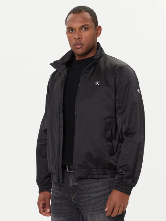 Zdjęcie produktu Calvin Klein Jeans Kurtka bomber Harrington LV04RC516G Czarny Regular Fit