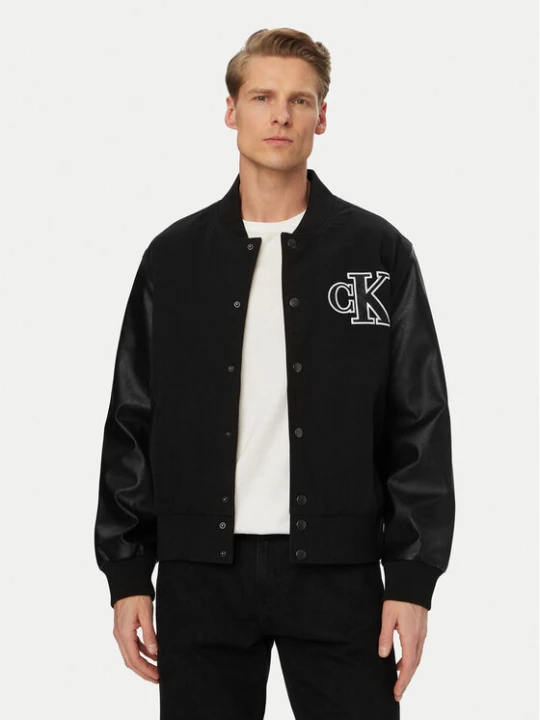 Zdjęcie produktu Calvin Klein Jeans Kurtka bomber LV04RF407G Czarny Regular Fit