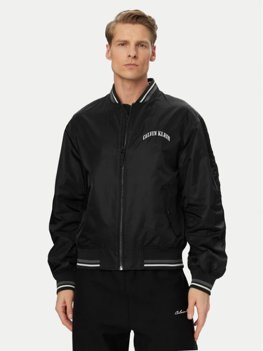 Zdjęcie produktu Calvin Klein Jeans Kurtka bomber LV04RF510G Czarny Regular Fit