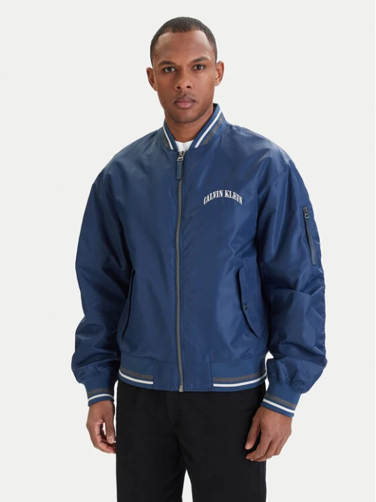 Zdjęcie produktu Calvin Klein Jeans Kurtka bomber LV04RF510G Niebieski Regular Fit