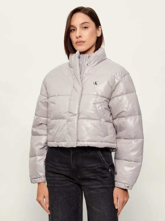 Zdjęcie produktu Calvin Klein Jeans Kurtka | Cropped Fit szary
