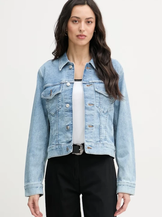 Zdjęcie produktu Calvin Klein Jeans kurtka damska jeansowa niebieski