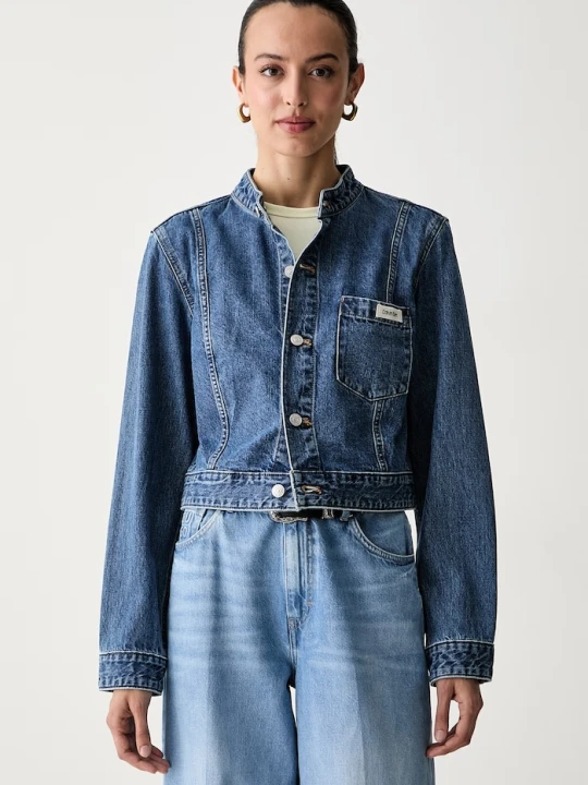 Zdjęcie produktu Calvin Klein Jeans kurtka damska jeansowa niebieski