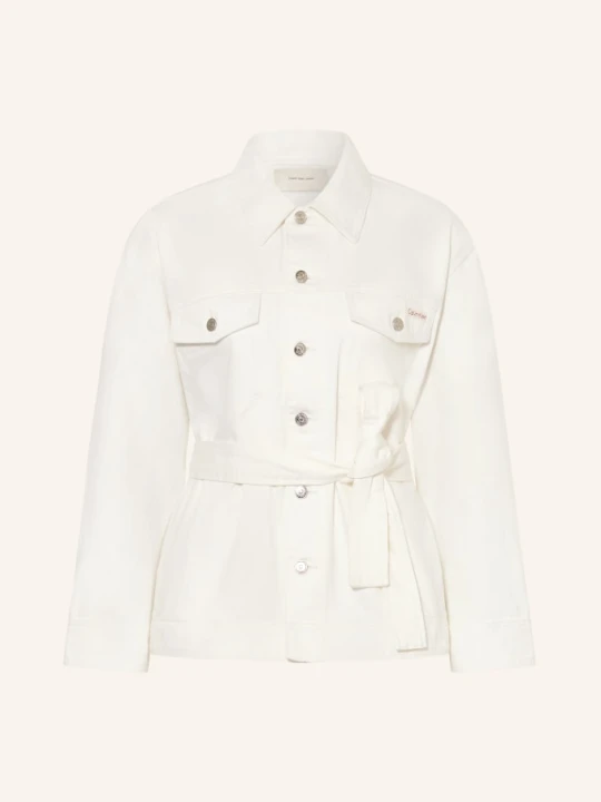 Zdjęcie produktu Calvin Klein Jeans Kurtka Dżinsowa weiss ASN CHALK WHITE