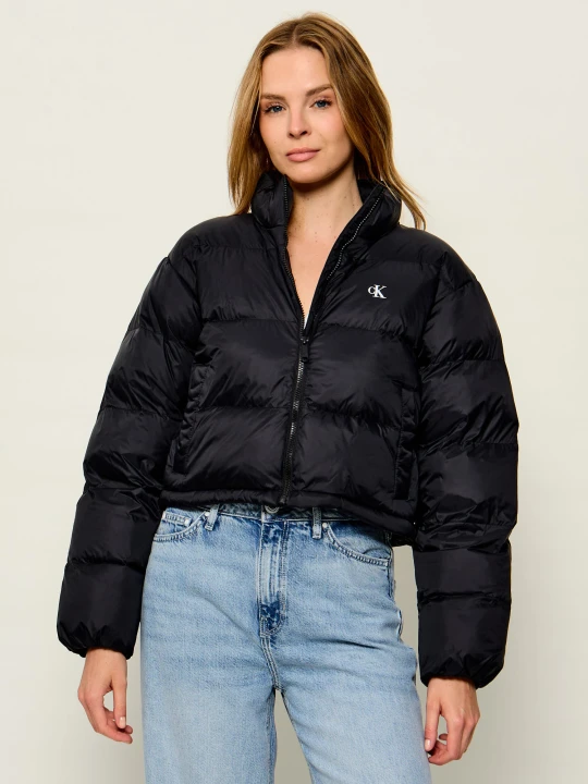 Zdjęcie produktu Calvin Klein Jeans Kurtka Essential | Cropped Fit czarny