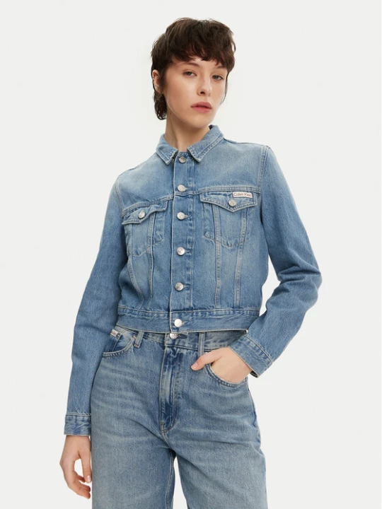 Zdjęcie produktu Calvin Klein Jeans Kurtka jeansowa 90's J20J225184 Niebieski Regular Fit