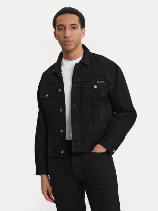 Zdjęcie produktu Calvin Klein Jeans Kurtka jeansowa 90S Ck Classic LV04RF706G Czarny Regular Fit