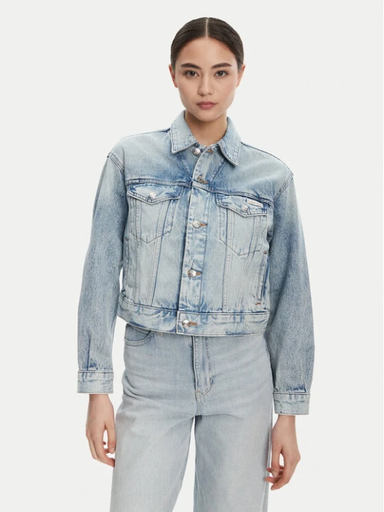 Zdjęcie produktu Calvin Klein Jeans Kurtka jeansowa 90s LV047C791G Niebieski Relaxed Fit