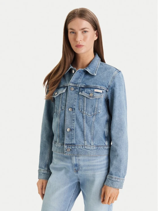 Zdjęcie produktu Calvin Klein Jeans Kurtka jeansowa Classic LV047E904G Niebieski Regular Fit