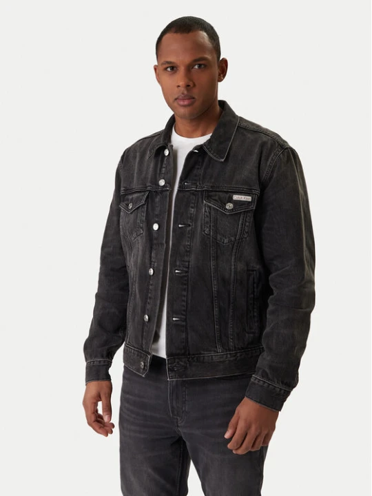 Zdjęcie produktu Calvin Klein Jeans Kurtka jeansowa Classic LV04RE765G Czarny Regular Fit