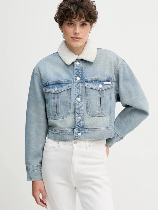 Zdjęcie produktu Calvin Klein Jeans kurtka jeansowa niebieski