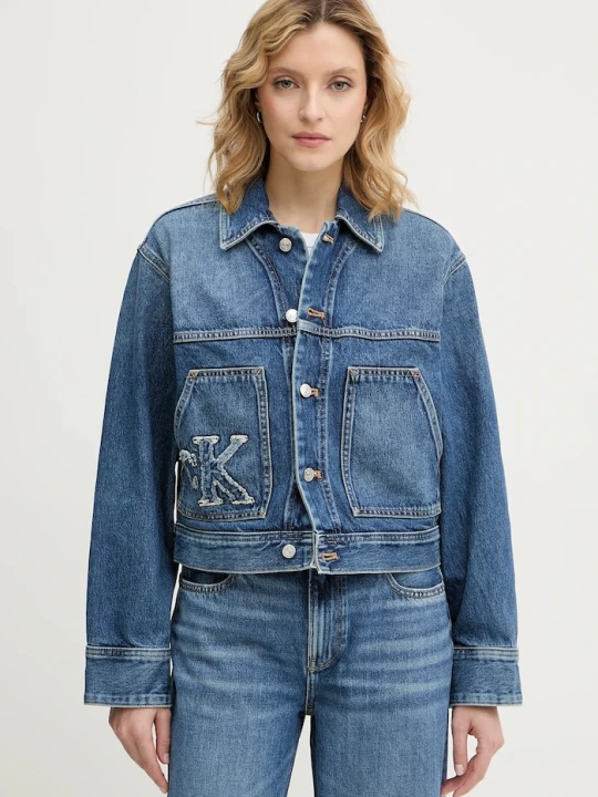 Zdjęcie produktu Calvin Klein Jeans kurtka jeansowa niebieski