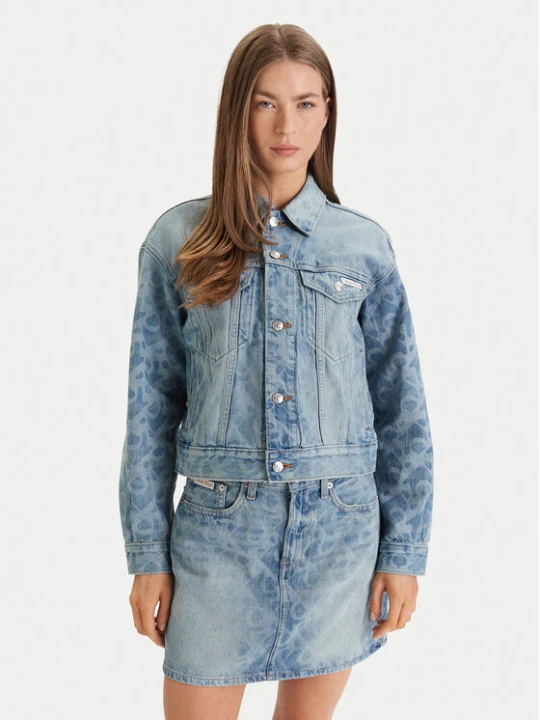 Zdjęcie produktu Calvin Klein Jeans Kurtka jeansowa LV047F677G Niebieski Regular Fit
