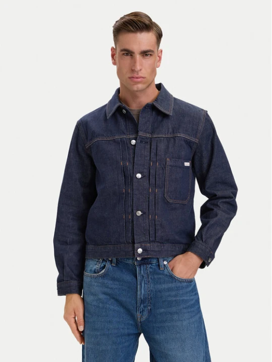 Zdjęcie produktu Calvin Klein Jeans Kurtka jeansowa LV04RH778G Granatowy Regular Fit