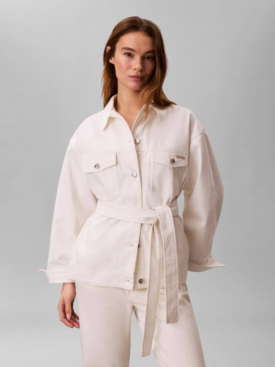 Zdjęcie produktu Calvin Klein Jeans Kurtka jeansowa | Regular Fit biały
