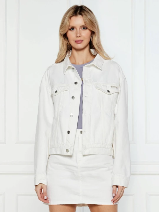 Zdjęcie produktu Calvin Klein Jeans Kurtka jeansowa | Regular Fit biały