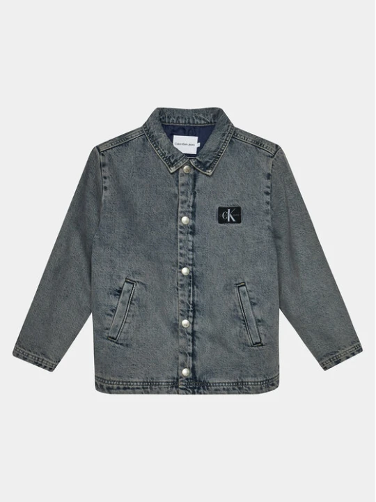 Zdjęcie produktu Calvin Klein Jeans Kurtka jeansowa Skater IU0IU00537 Niebieski Relaxed Fit