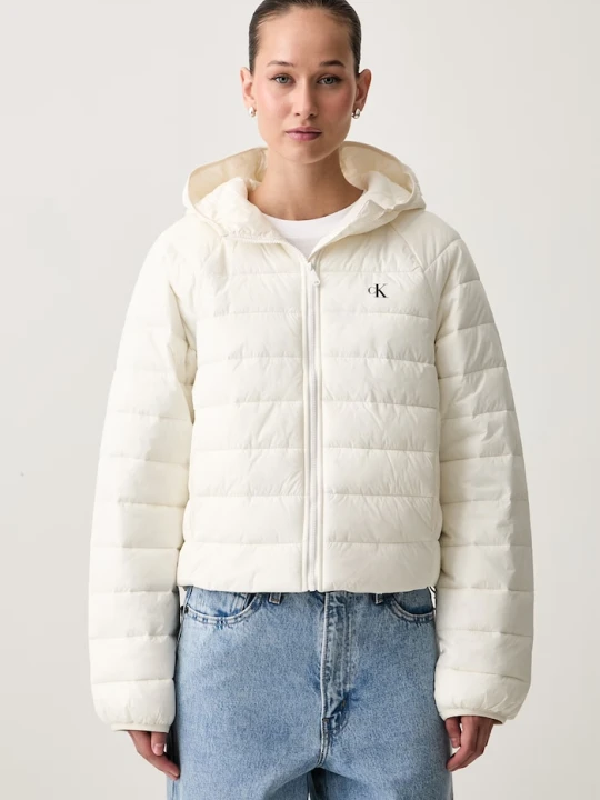 Zdjęcie produktu Calvin Klein Jeans kurtka pikowana damska beżowy