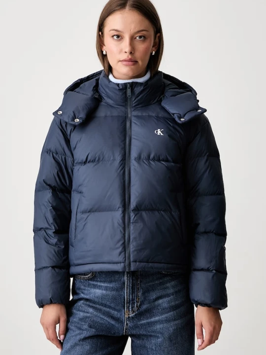 Zdjęcie produktu Calvin Klein Jeans kurtka puchowa damska granatowy