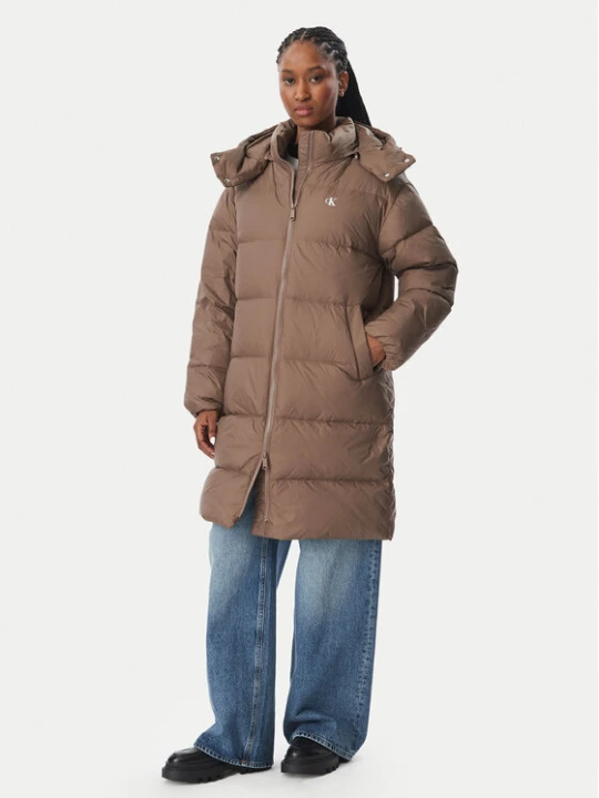 Zdjęcie produktu Calvin Klein Jeans Kurtka puchowa LV047H502G Beżowy ciemny Regular Fit