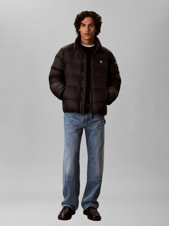 Zdjęcie produktu Calvin Klein Jeans kurtka puchowa Mężczyźni Sztuczne włókno czarny